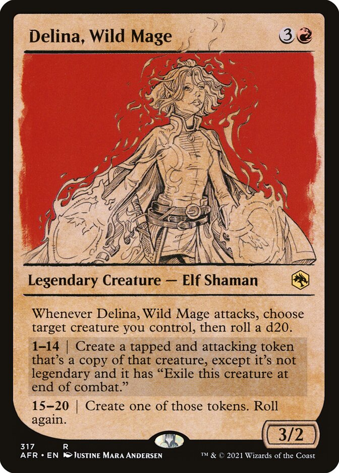 Delina, Wild Mage (Showcase)