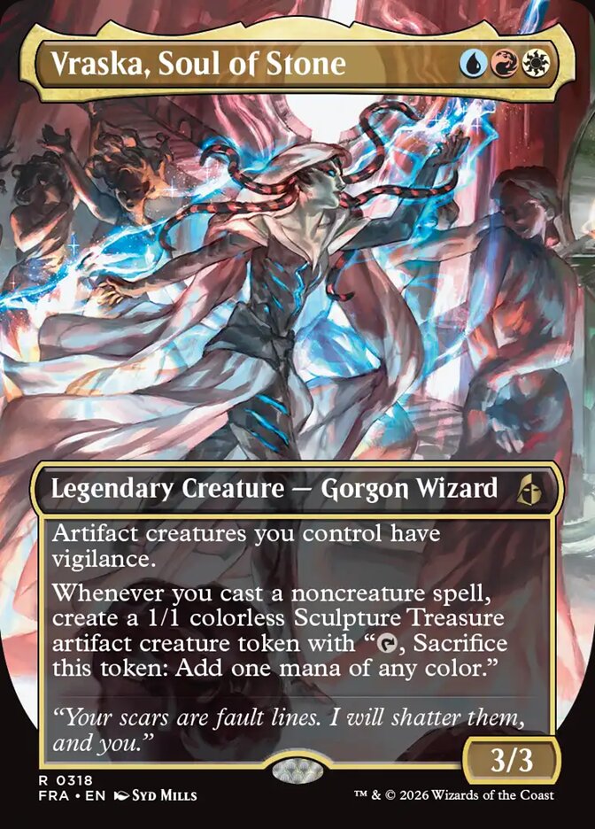 Vraska, Soul of Stone (Borderless)