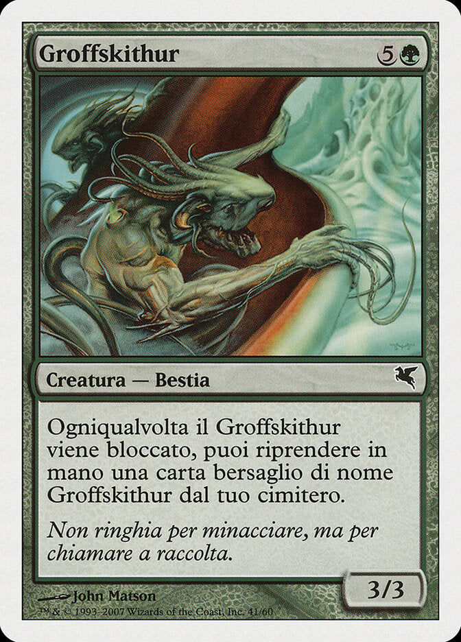 Groffskithur (Italian) - "Groffskithur" (K41)