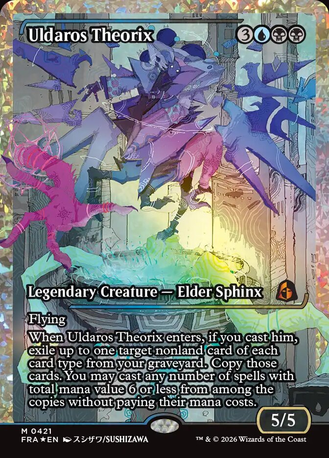 Uldaros Theorix (Showcase) (Fracture Foil) (0421)