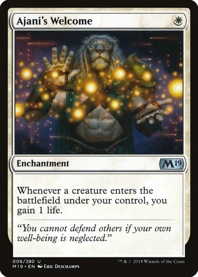Ajani's Welcome