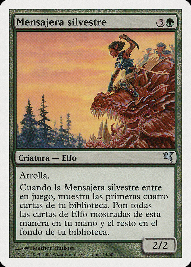 Sylvan Messenger (Spanish) - "Mensajera silvestre" (B14)