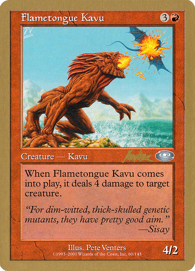 Flametongue Kavu - 2002 Brian Kibler (PLS)