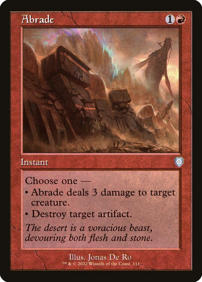 Abrade (Retro Frame)