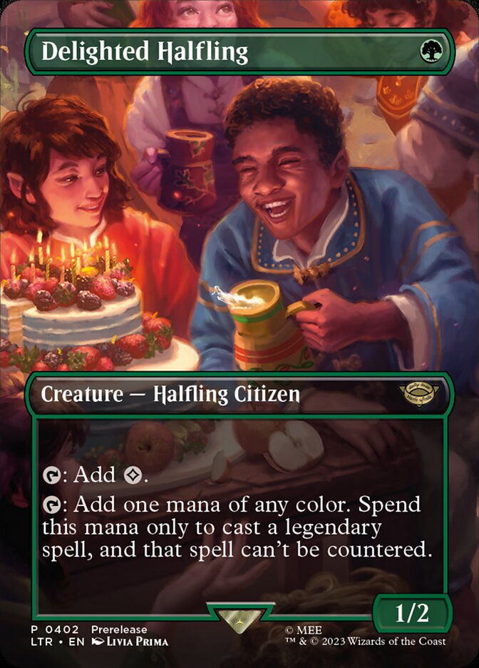 Delighted Halfling (Borderless)