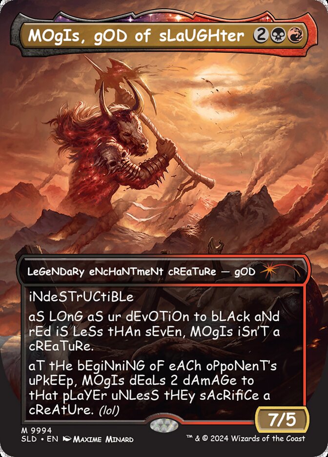 MOgIs, gOD of sLaUGHter (9994)