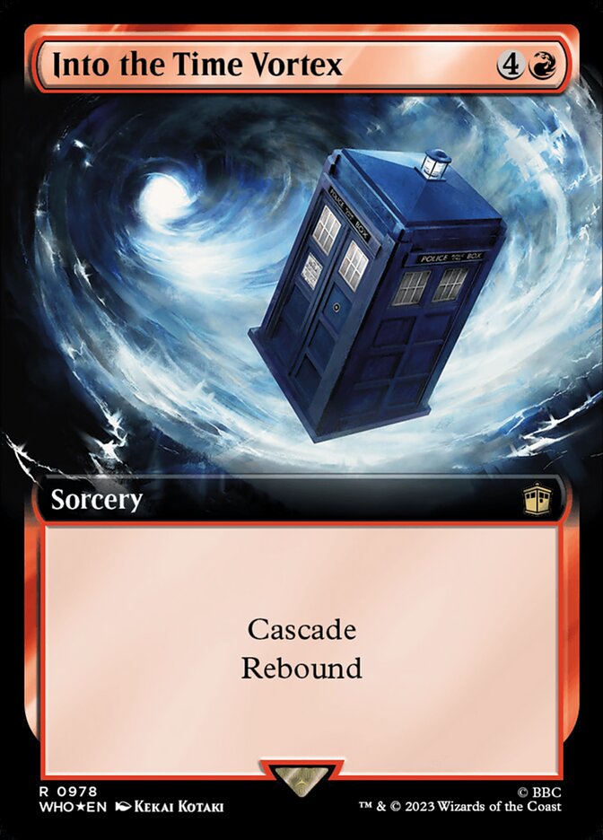 Into the Time Vortex (Extended Art) (Surge Foil)