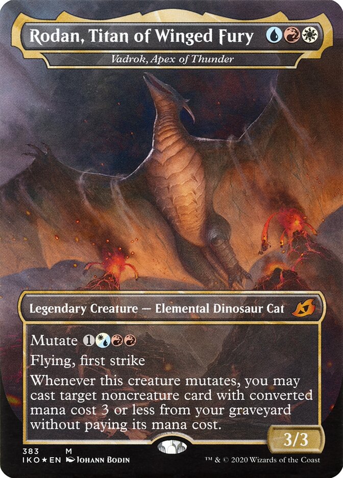 Rodan, Titan of Winged Fury - Vadrok, Apex of Thunder