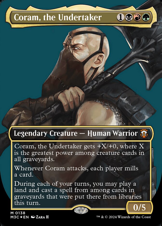 Coram, the Undertaker (Borderless) (Ripple Foil)