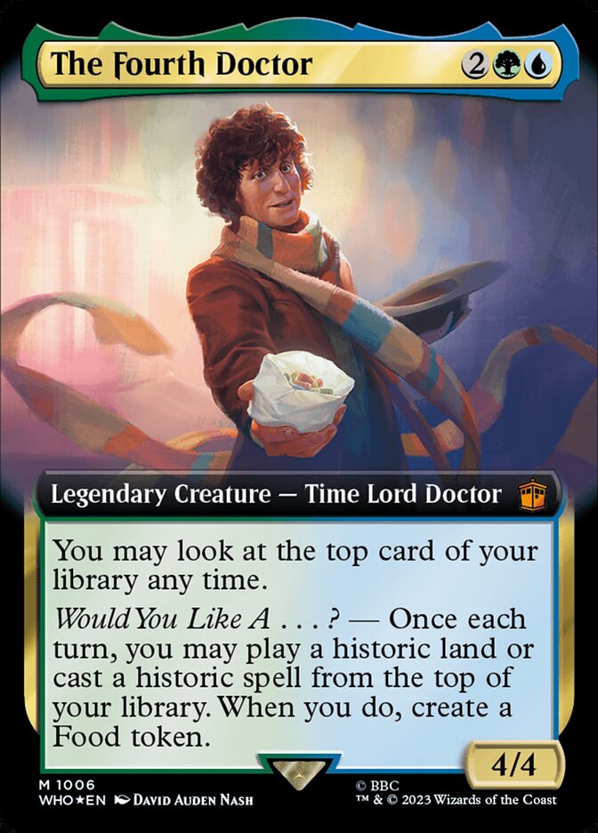 The Fourth Doctor (Extended Art) (Surge Foil)
