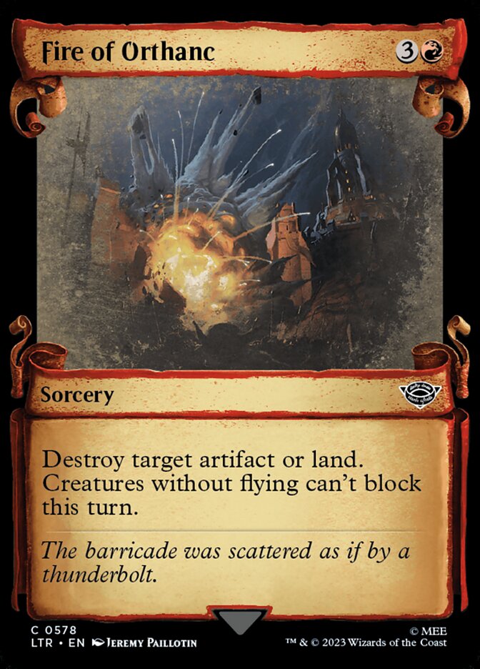 Fire of Orthanc (Showcase Scrolls)