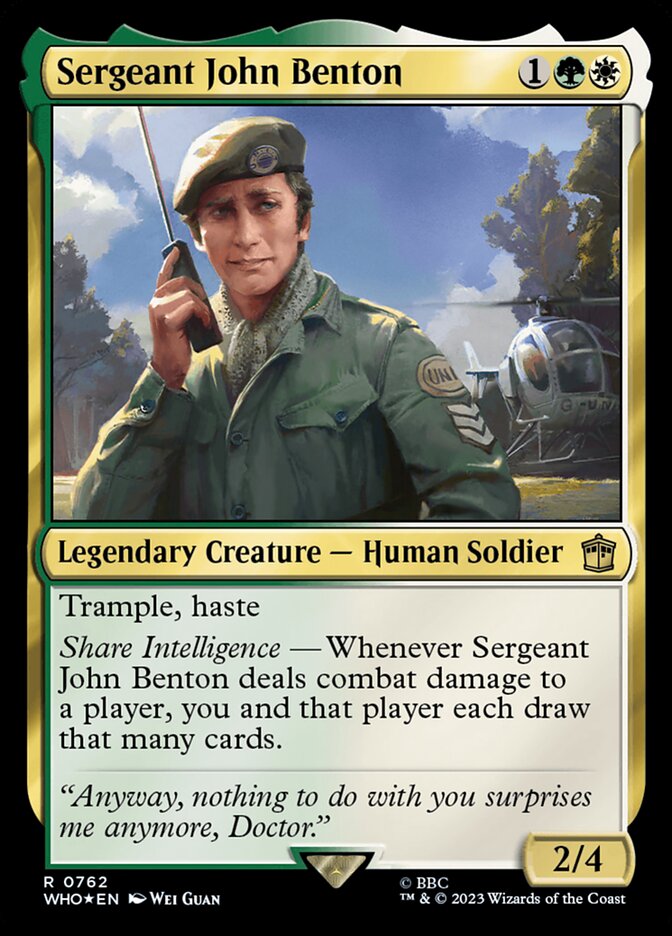 Sergeant John Benton (Surge Foil)
