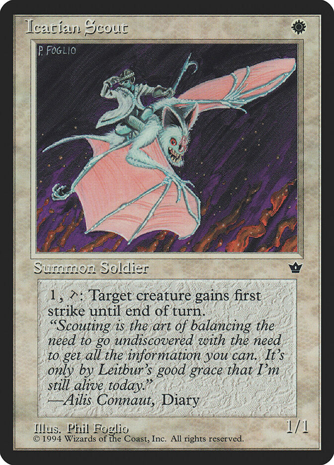 Icatian Scout (Foglio)