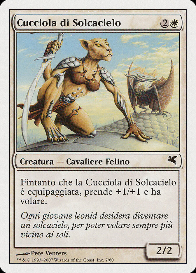 Skyhunter Cub (Italian) - "Cucciola di Solcacielo" (L7)