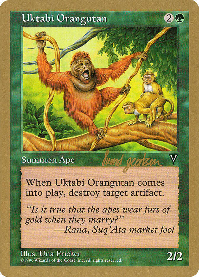 Uktabi Orangutan - 1997 Svend Geertsen (VIS)