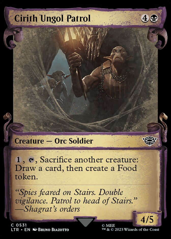 Cirith Ungol Patrol (Showcase Scrolls)
