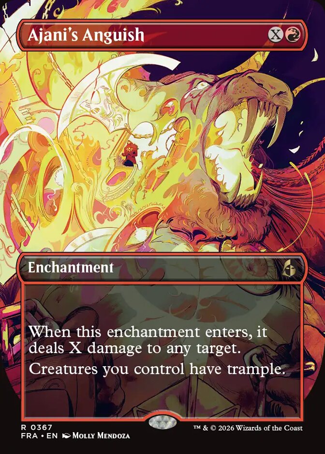 Ajani's Anguish (Borderless)