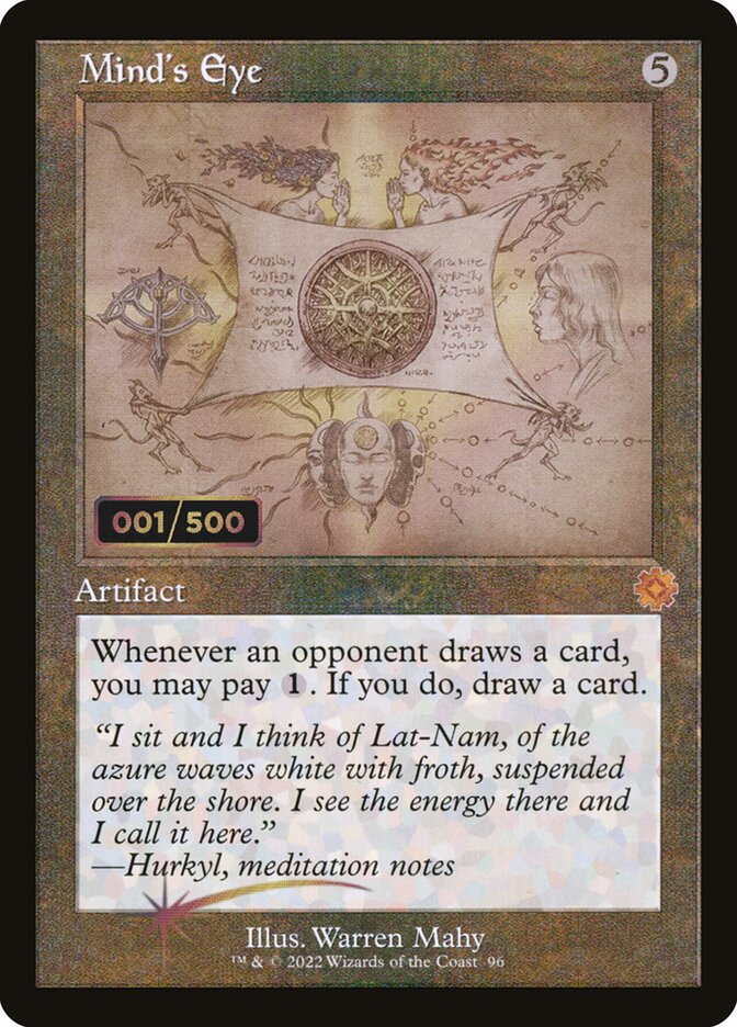 Mind's Eye (Schematic) (Serial Numbered)