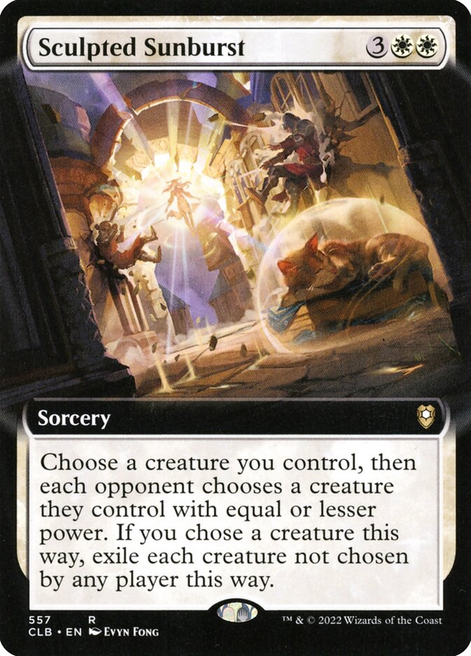 Sculpted Sunburst (Extended Art)