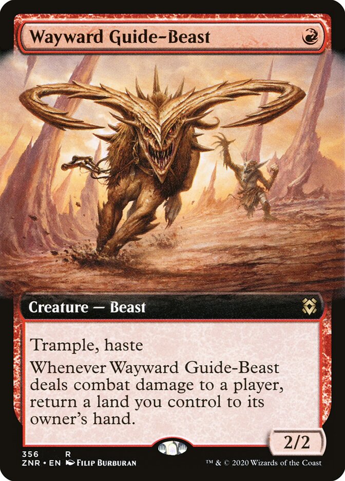 Wayward Guide-Beast (Extended Art)