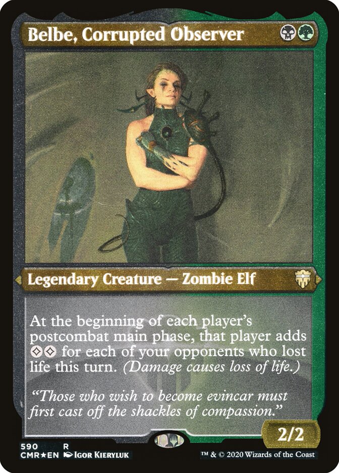 Belbe, Corrupted Observer (Foil Etched)