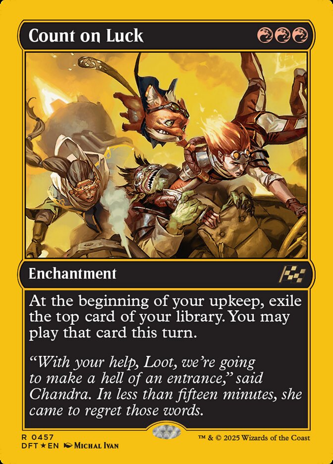 Count on Luck (First-Place Foil)