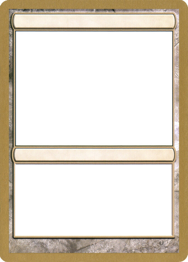2003 World Championship Blank Card - Magic: The Gathering