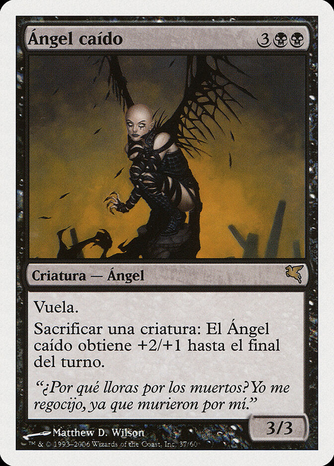 Fallen Angel (French) - "Ange déchue"