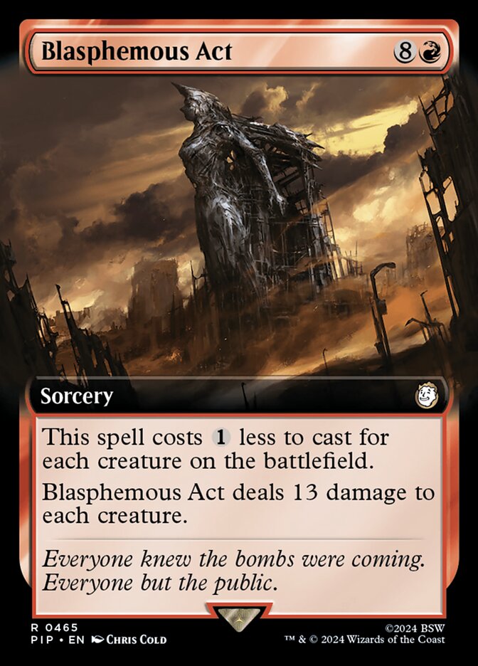 Blasphemous Act (Extended Art)