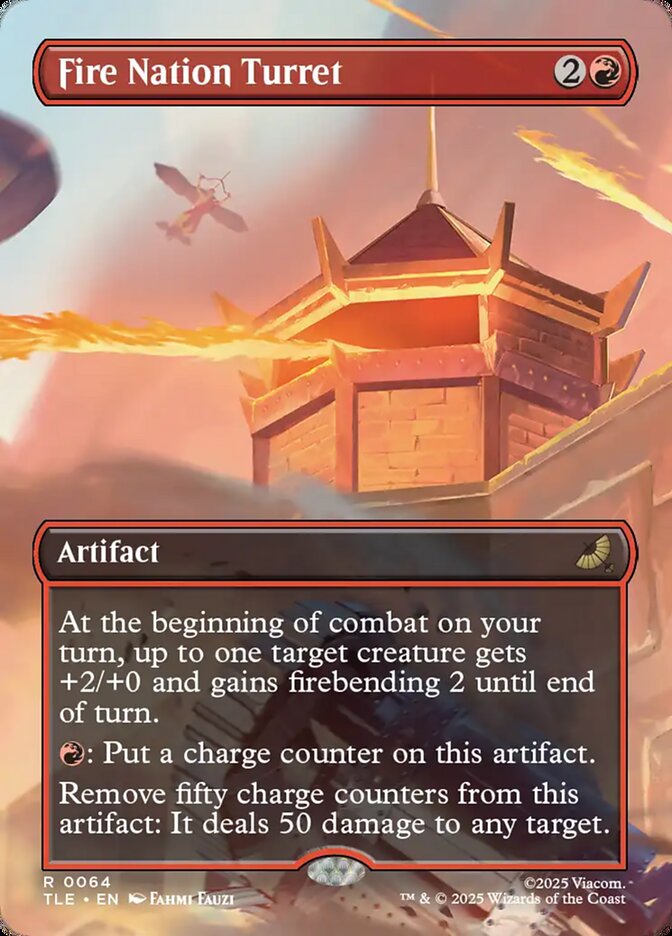 Fire Nation Turret (Borderless)