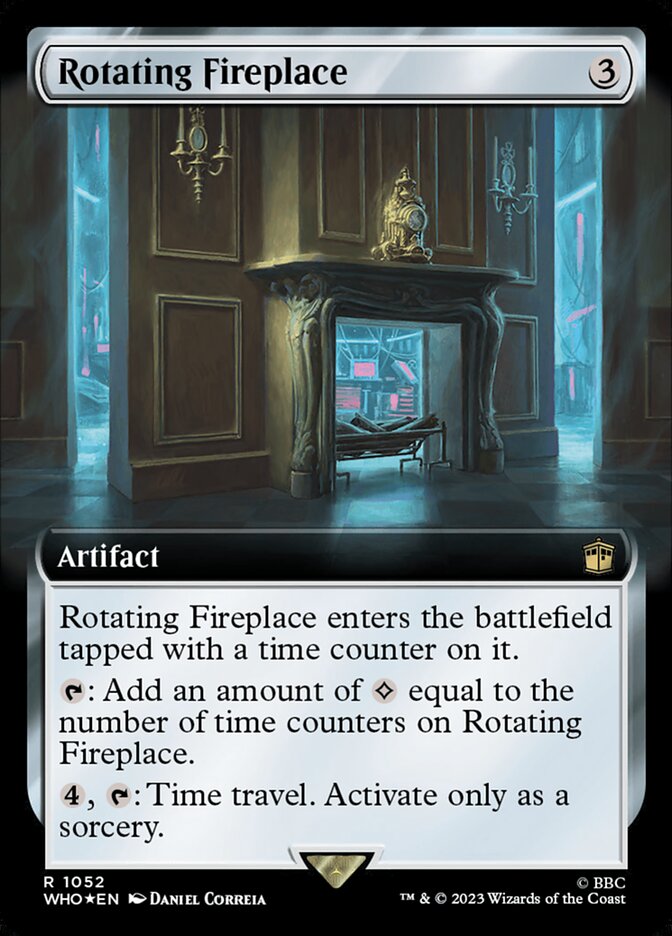 Rotating Fireplace (Extended Art) (Surge Foil)