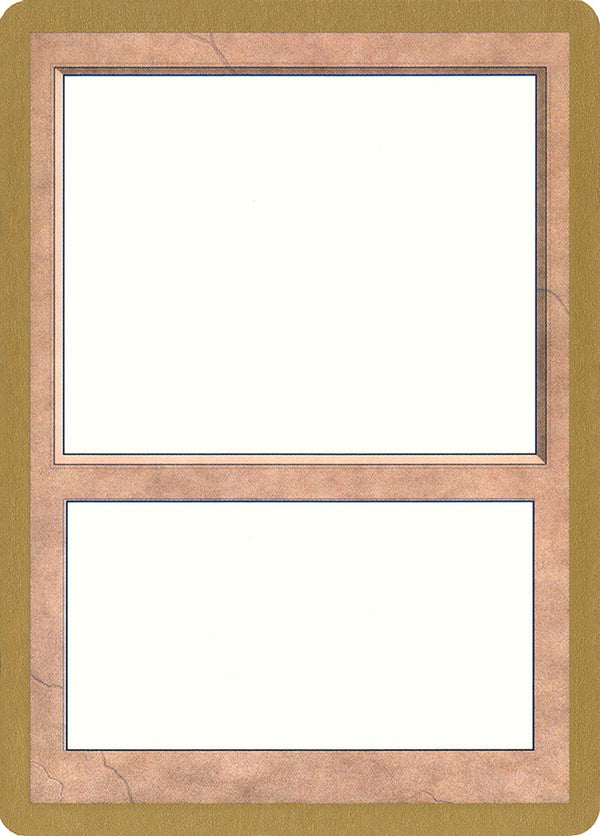 1999 World Championship Blank Card - Magic: The Gathering