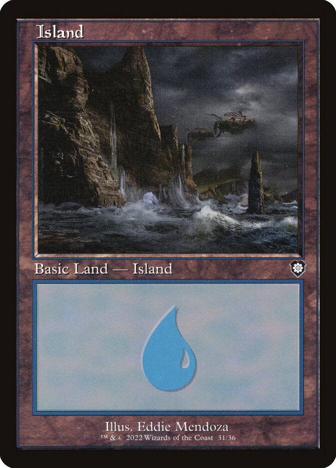 Island (31) (Retro Frame)