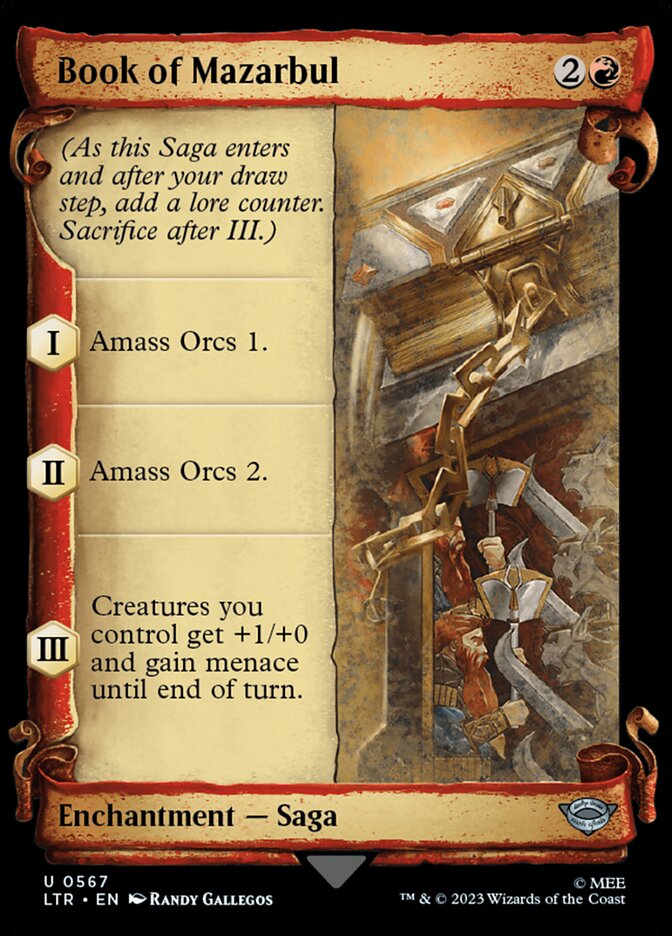 Book of Mazarbul (Showcase Scrolls)