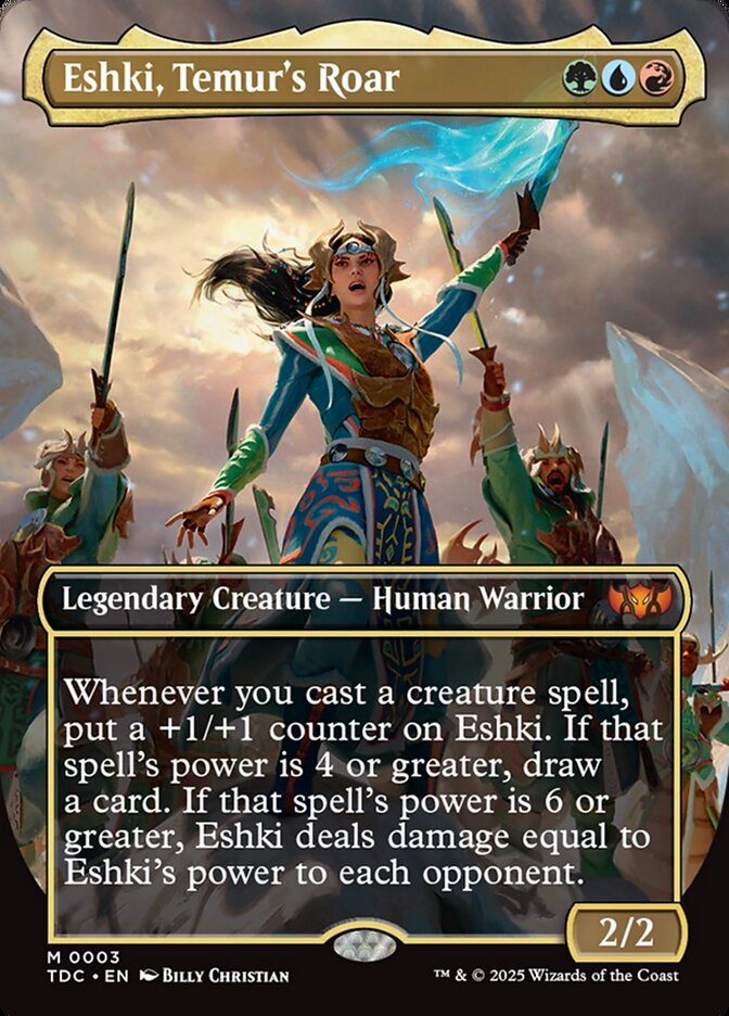 Eshki, Temur's Roar (Borderless)