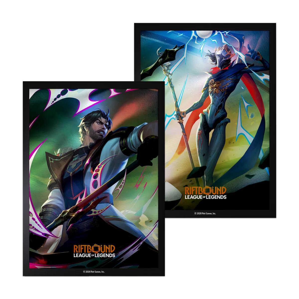 Riftbound: Vendetta Art Sleeves - Jayce vs Viktor
