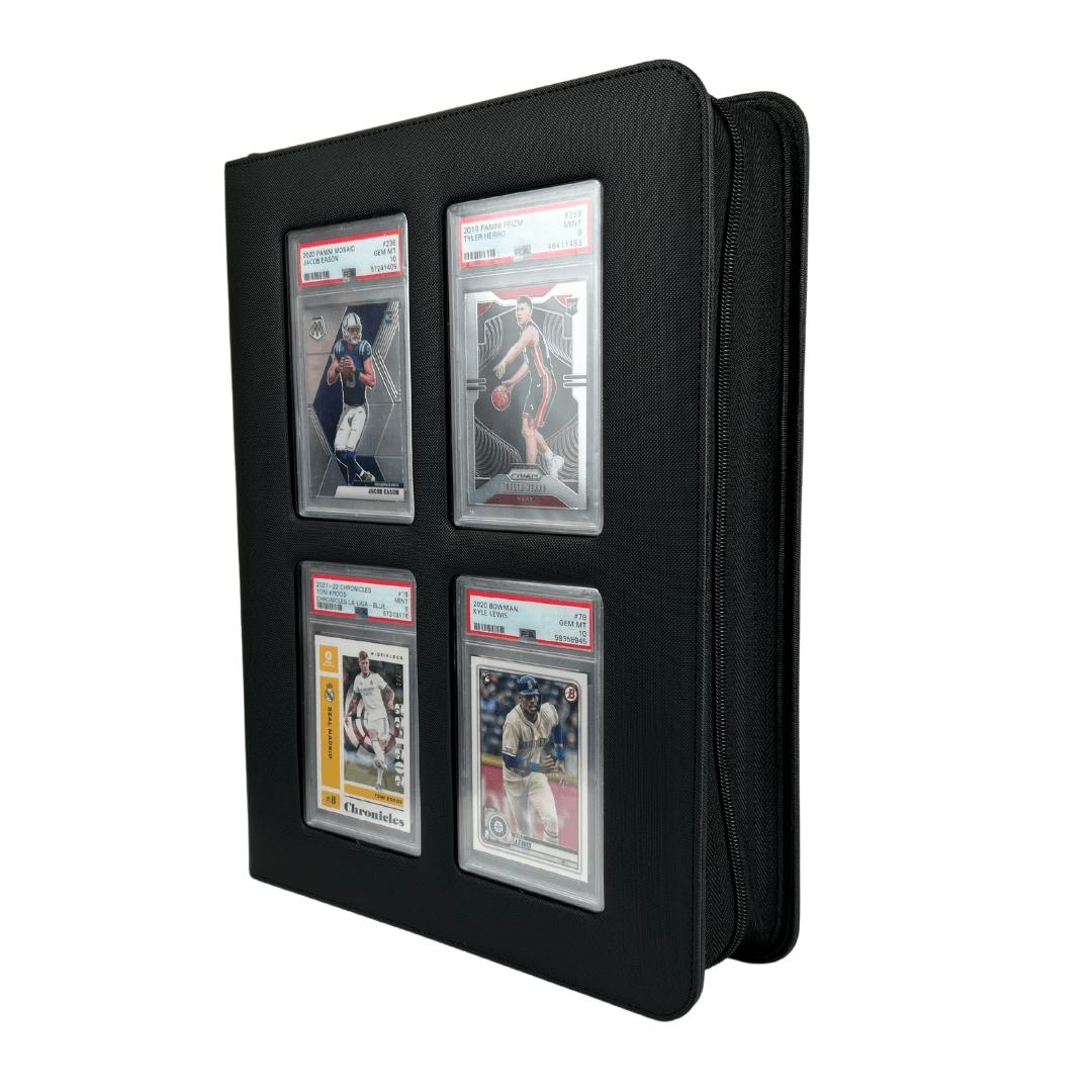 Evoreto: Black Slab Binder For Graded Cards- Binder