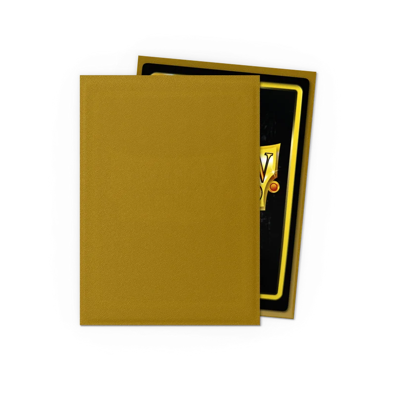 Dragon Shield: Matte Standard Card Sleeves - Gold