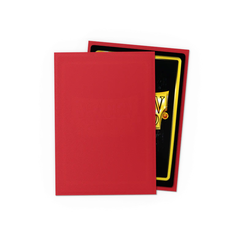 Dragon Shield: Japanese Size Matte Sleeves - Ruby